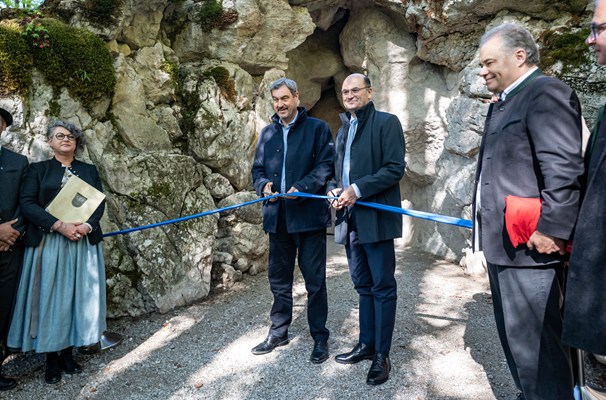 Wiedereröffnung der Venusgrotte im Schlosspark Linderhof